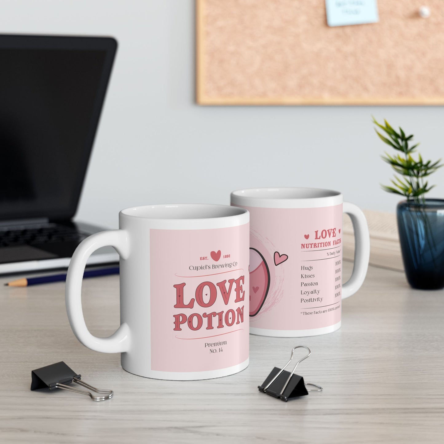 Coffee Mug - Valentine’s Day Love Potion Ceramic Mug (11oz, 15oz)