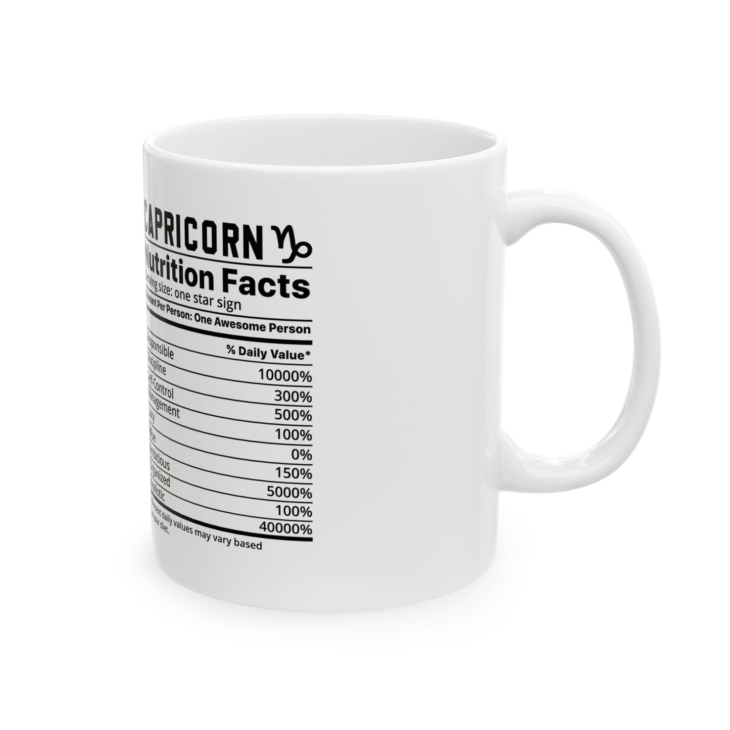 Capicorn Ceramic Mug, (11oz, 15oz)