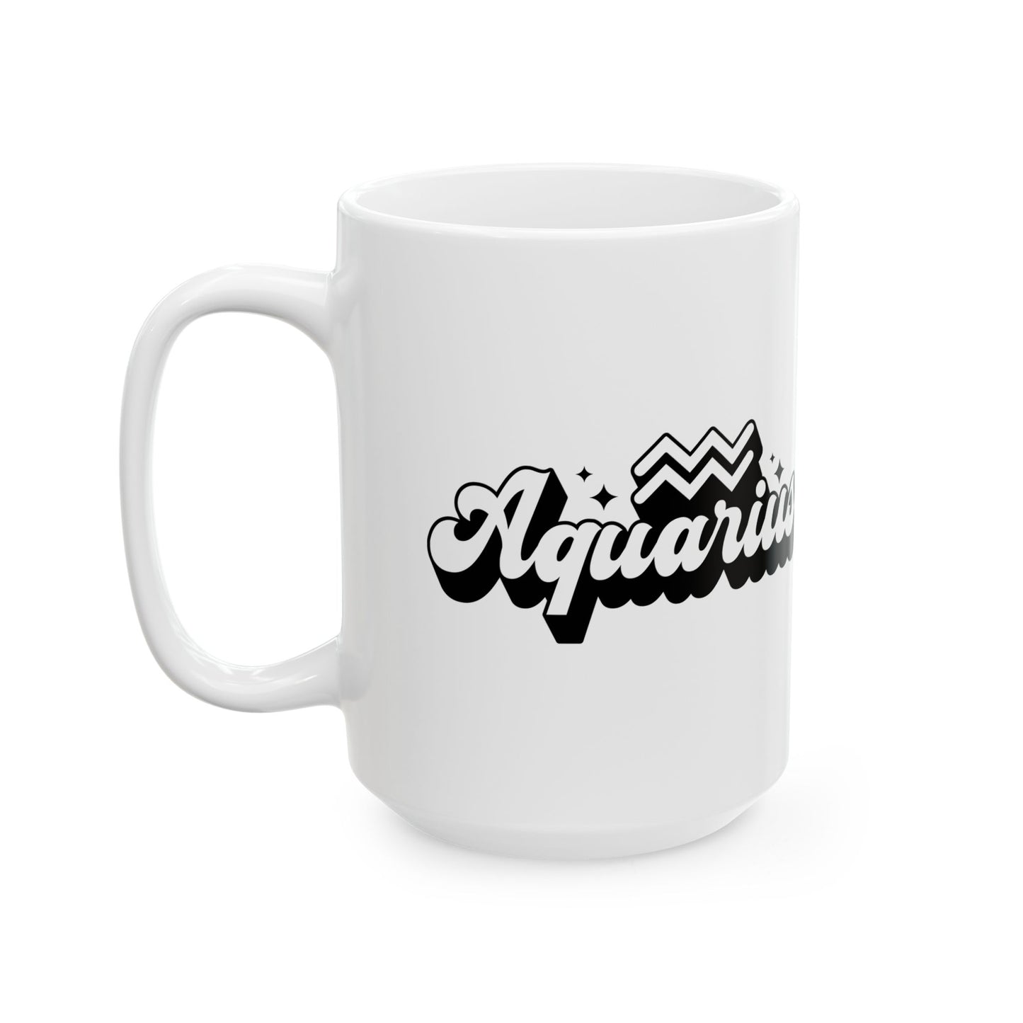 Aquarius Ceramic Mug, (11oz, 15oz)