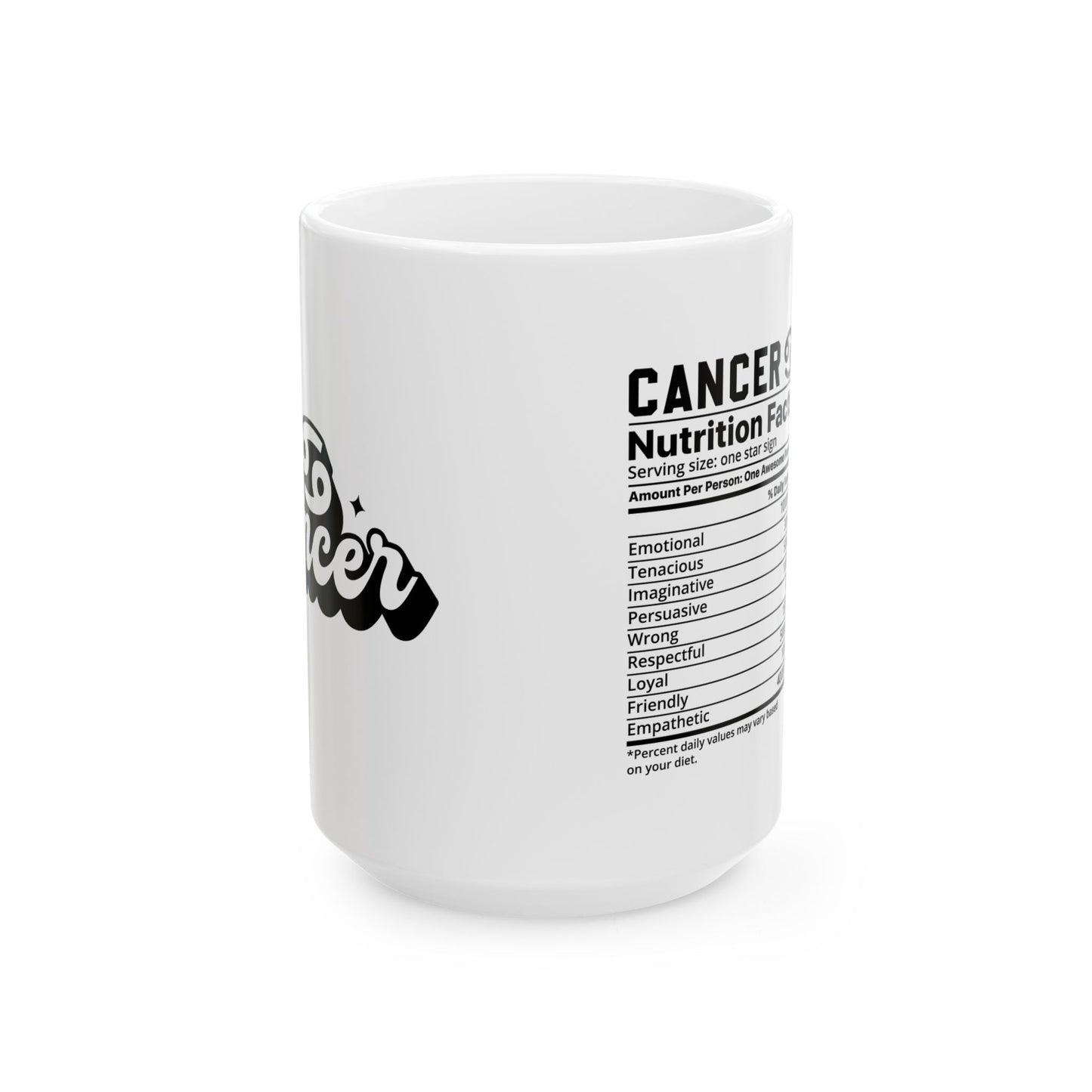 Cancer Ceramic Mug, (11oz, 15oz)