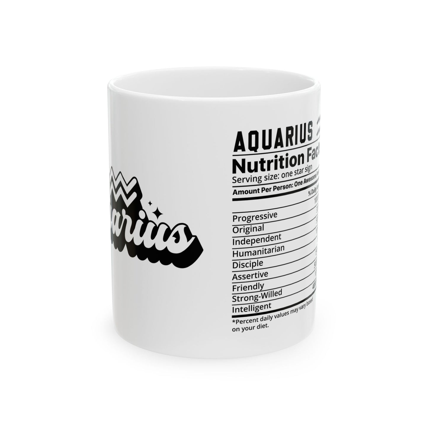 Aquarius Ceramic Mug, (11oz, 15oz)