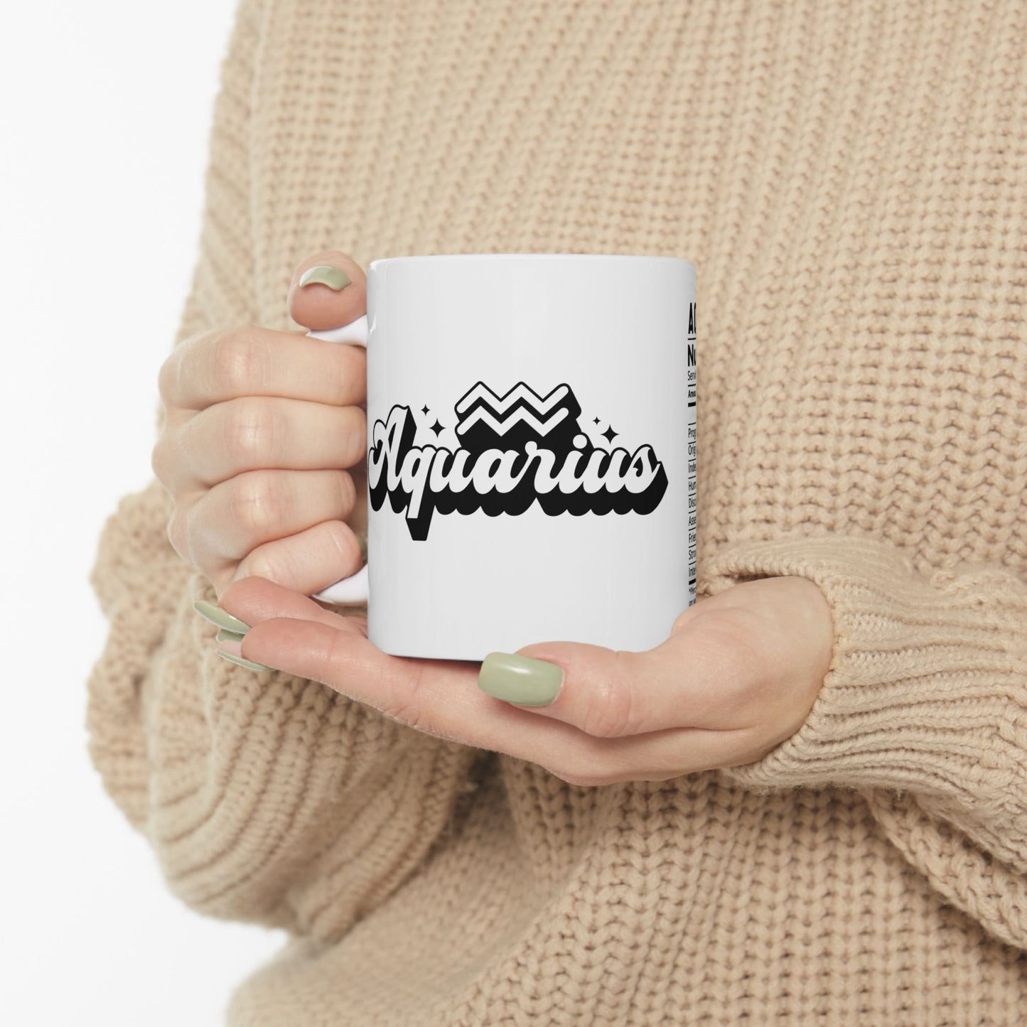 Aquarius Ceramic Mug, (11oz, 15oz)