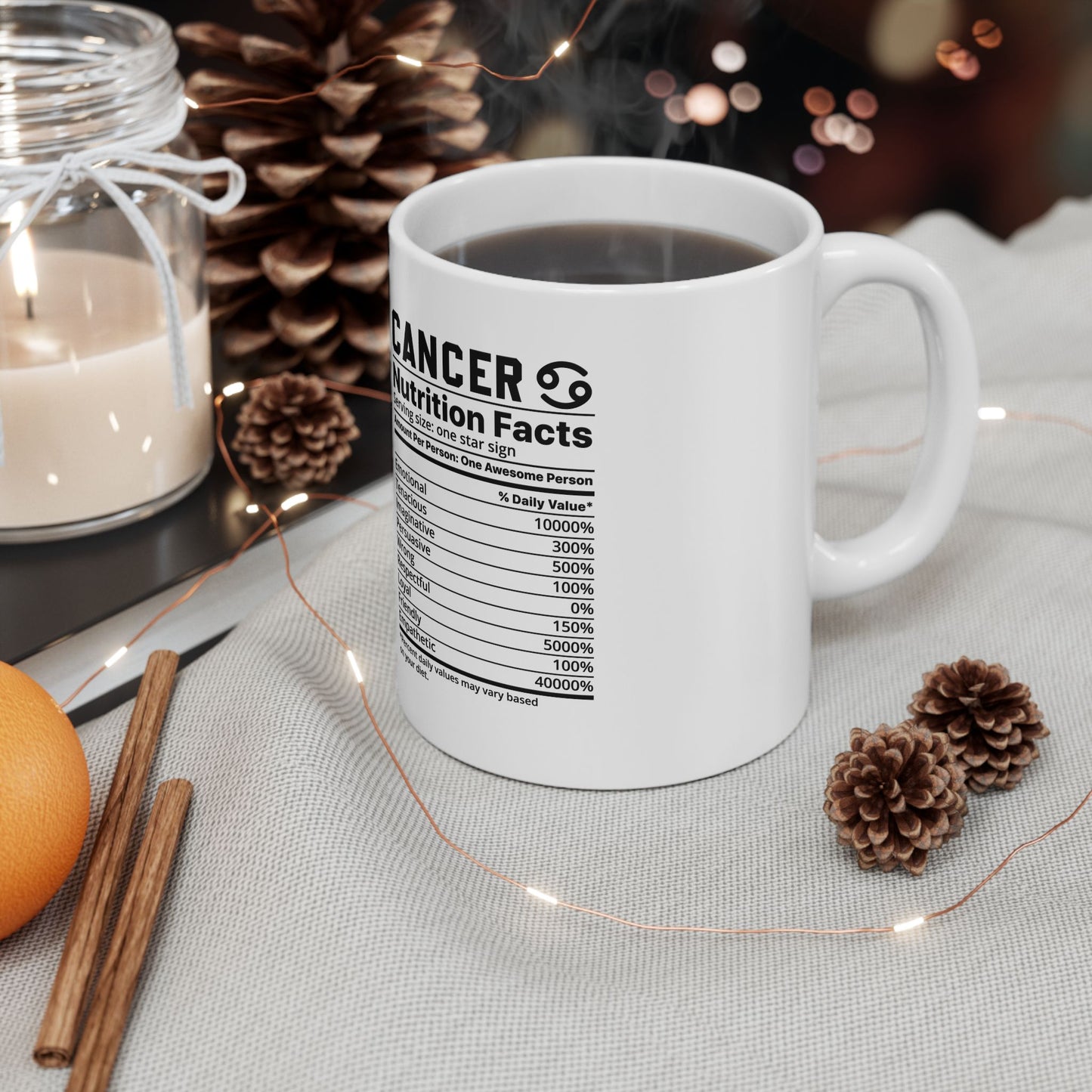 Cancer Ceramic Mug, (11oz, 15oz)