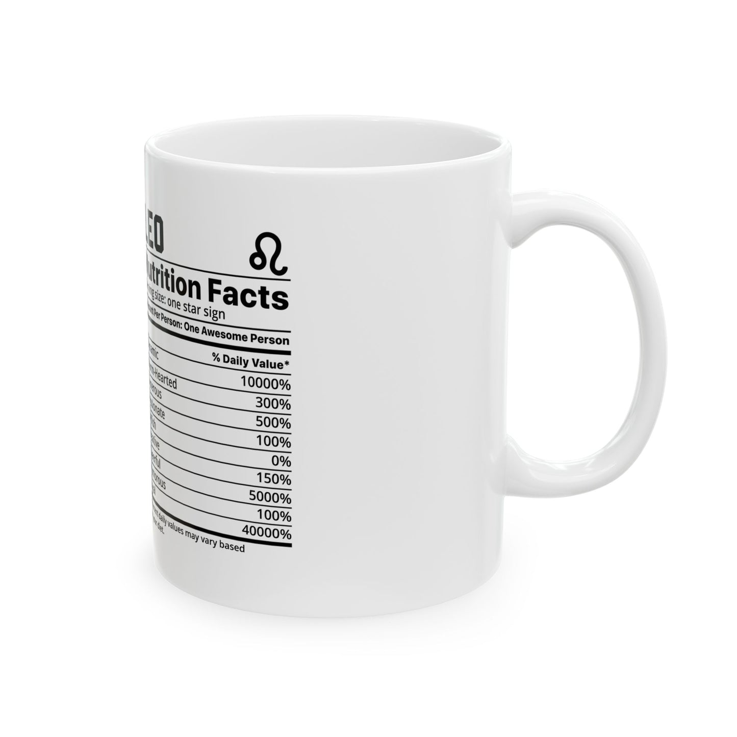 Leo Ceramic Mug, (11oz, 15oz)