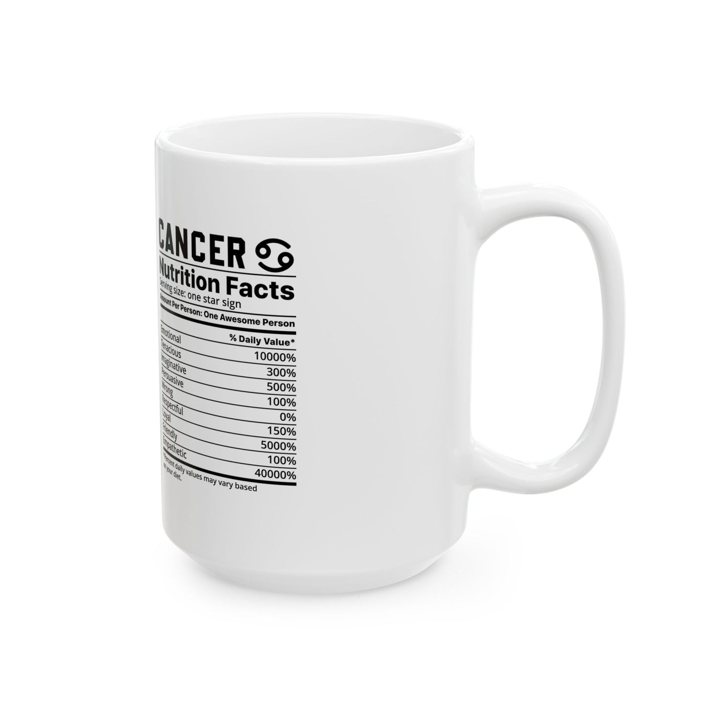 Cancer Ceramic Mug, (11oz, 15oz)