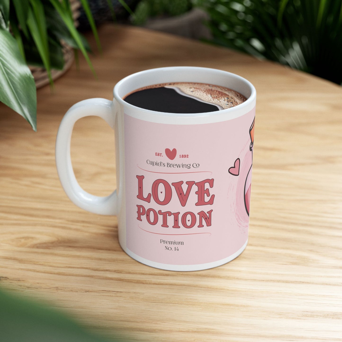 Coffee Mug - Valentine’s Day Love Potion Ceramic Mug (11oz, 15oz)