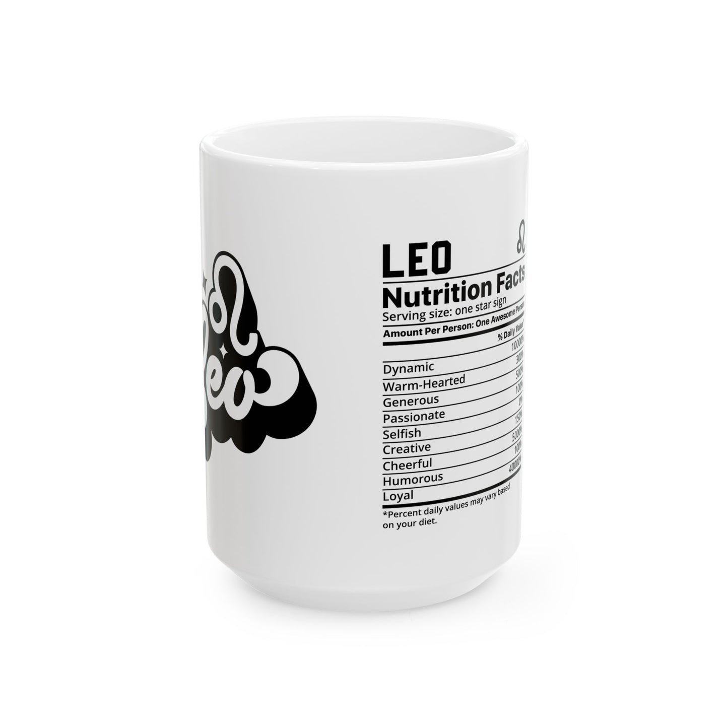 Leo Ceramic Mug, (11oz, 15oz)