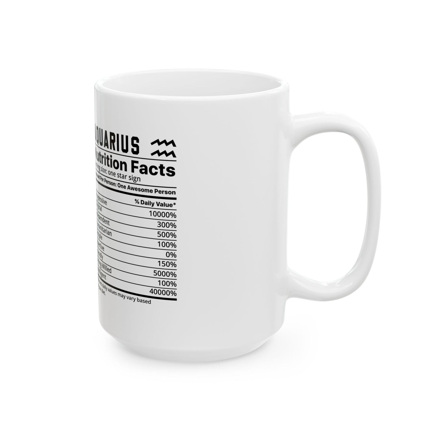 Aquarius Ceramic Mug, (11oz, 15oz)