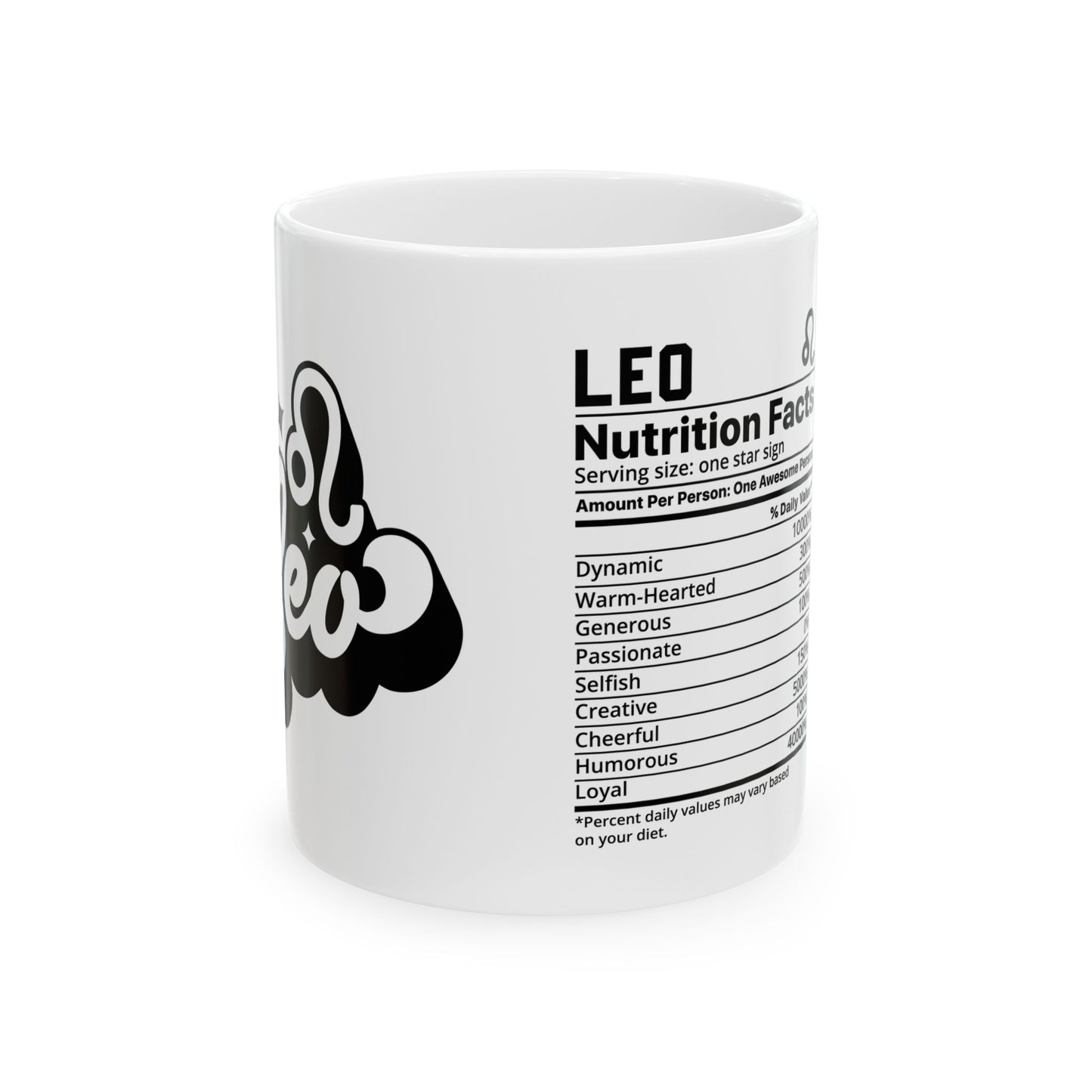 Leo Ceramic Mug, (11oz, 15oz)