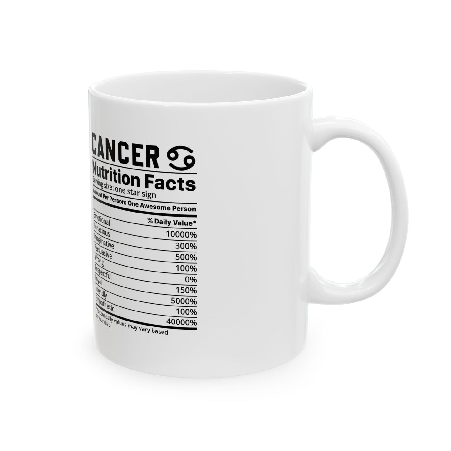 Cancer Ceramic Mug, (11oz, 15oz)