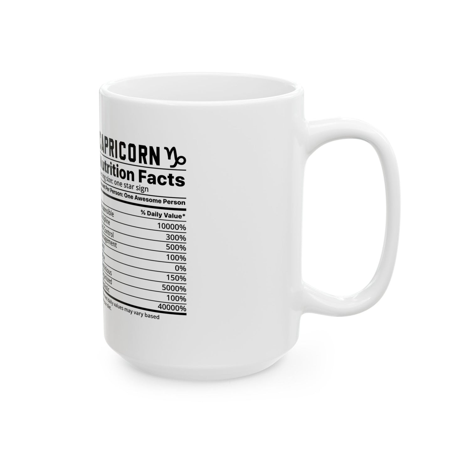 Capicorn Ceramic Mug, (11oz, 15oz)