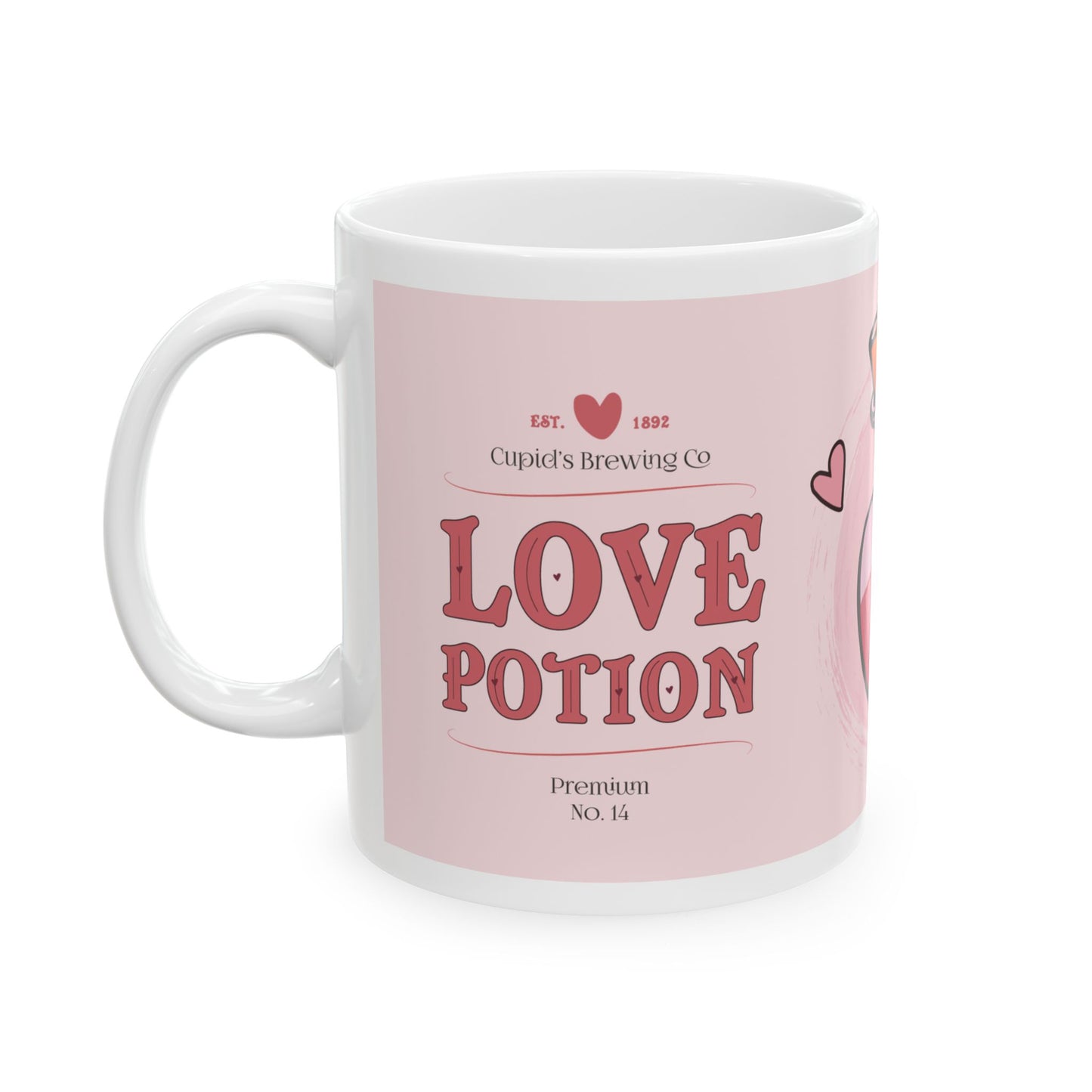 Coffee Mug - Valentine’s Day Love Potion Ceramic Mug (11oz, 15oz)