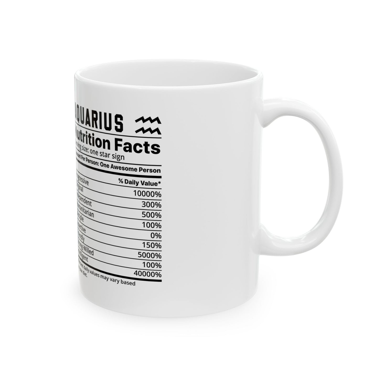 Aquarius Ceramic Mug, (11oz, 15oz)