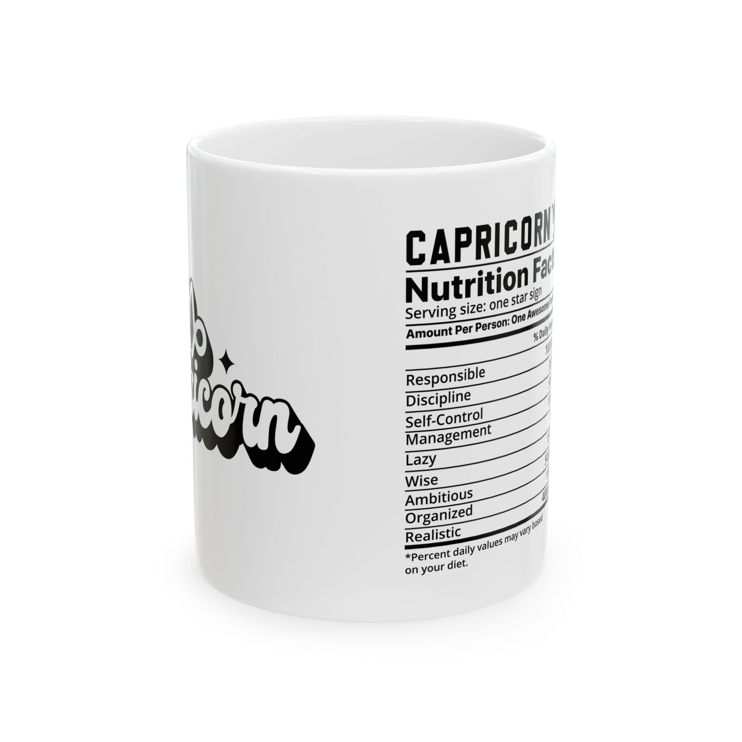 Capicorn Ceramic Mug, (11oz, 15oz)