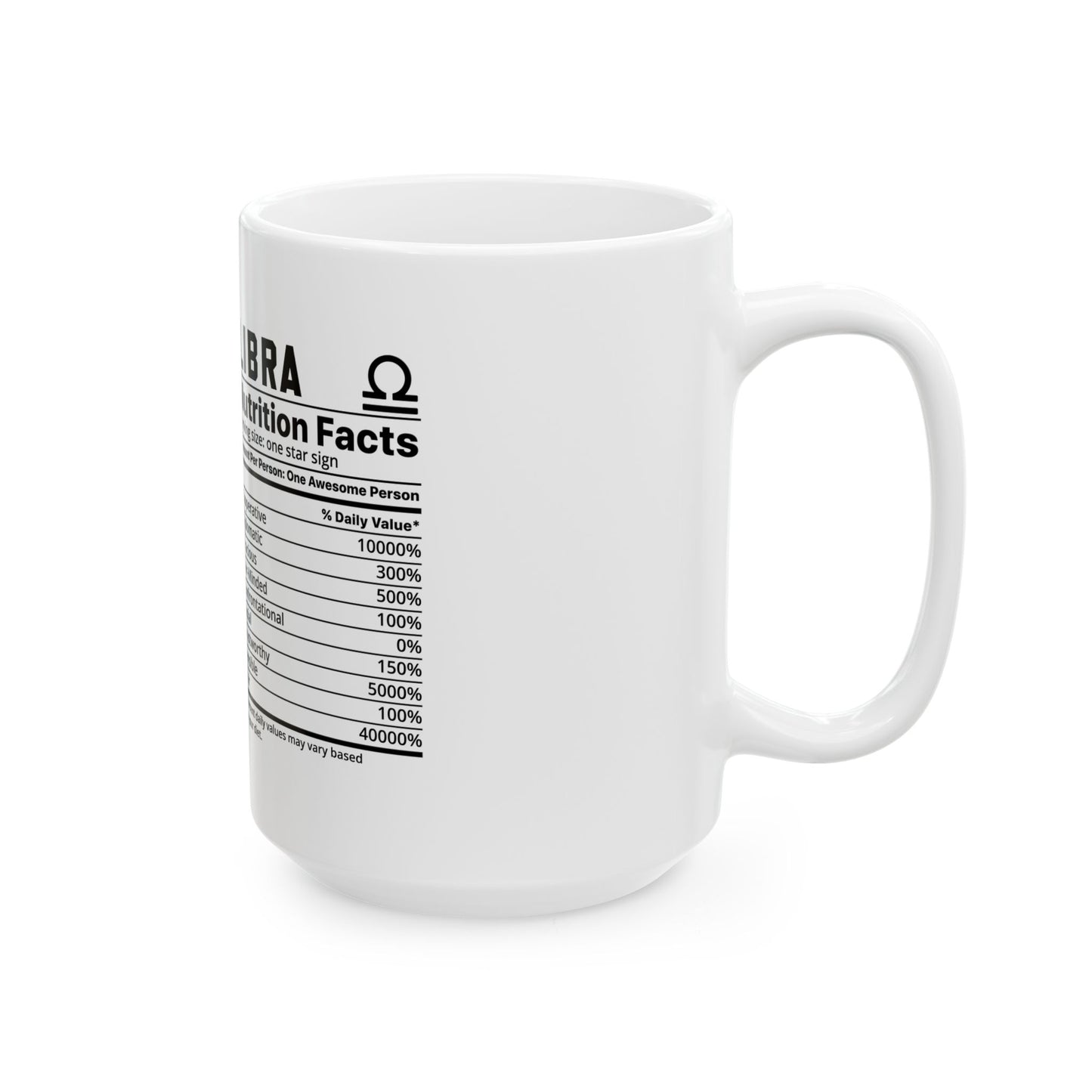 Libra Ceramic Mug, (11oz, 15oz)