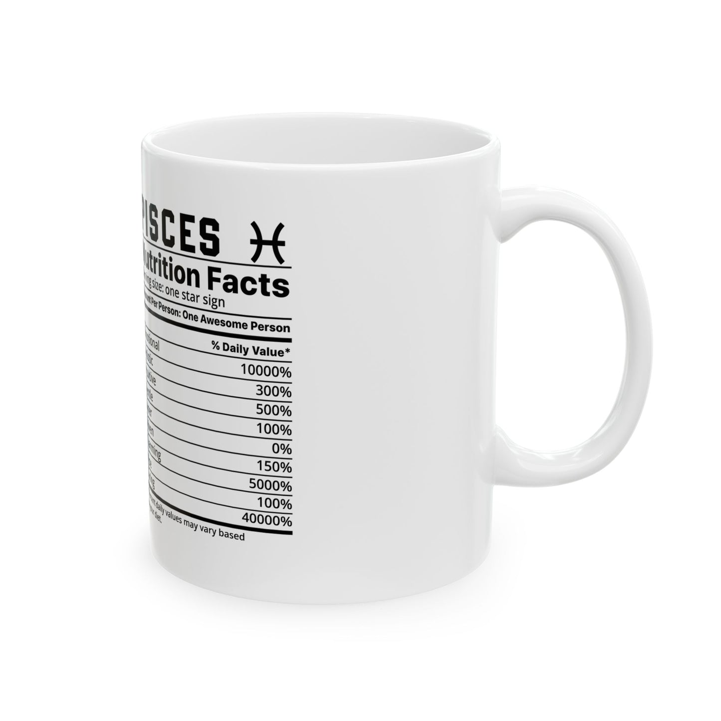 Pisces Ceramic Mug, (11oz, 15oz)