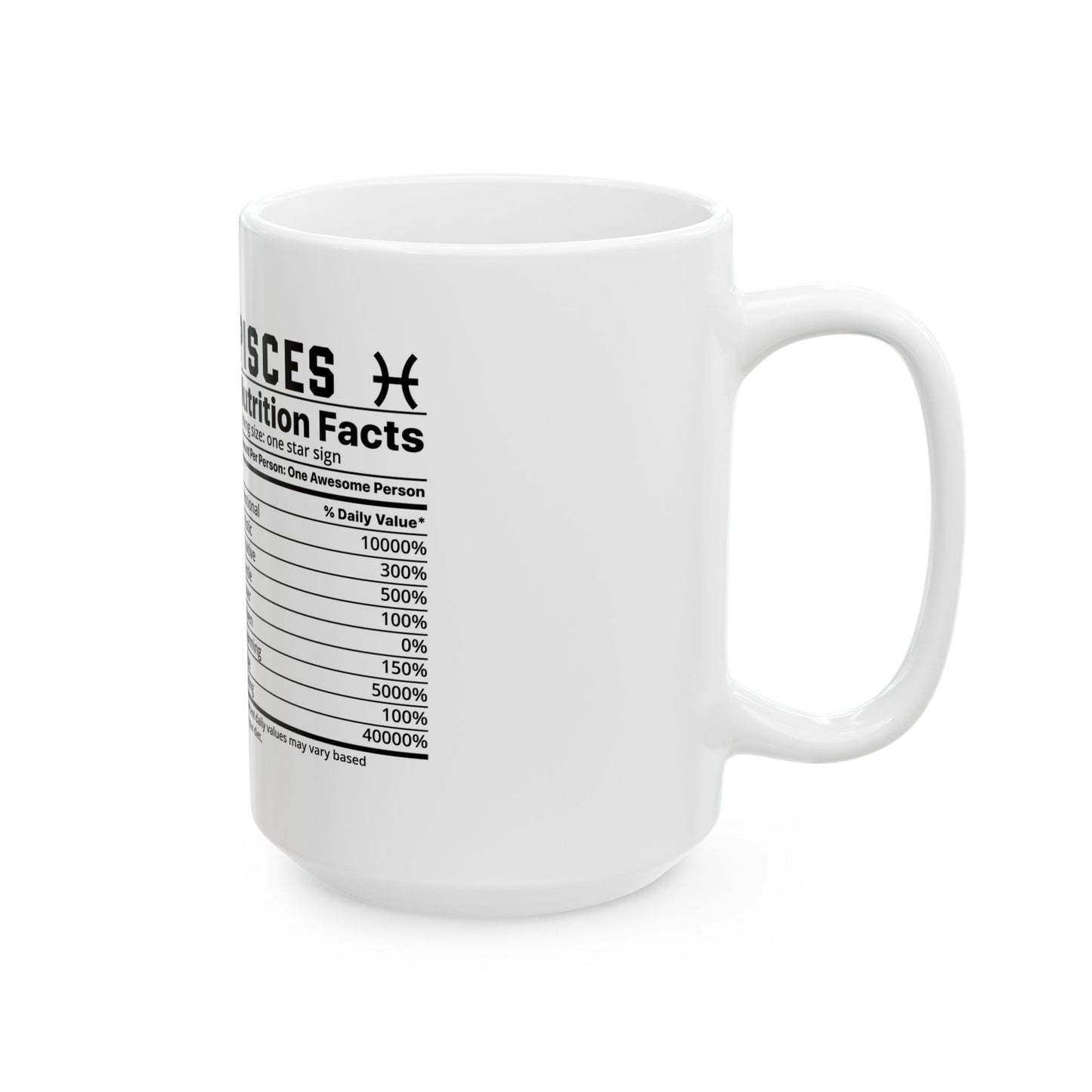 Pisces Ceramic Mug, (11oz, 15oz)