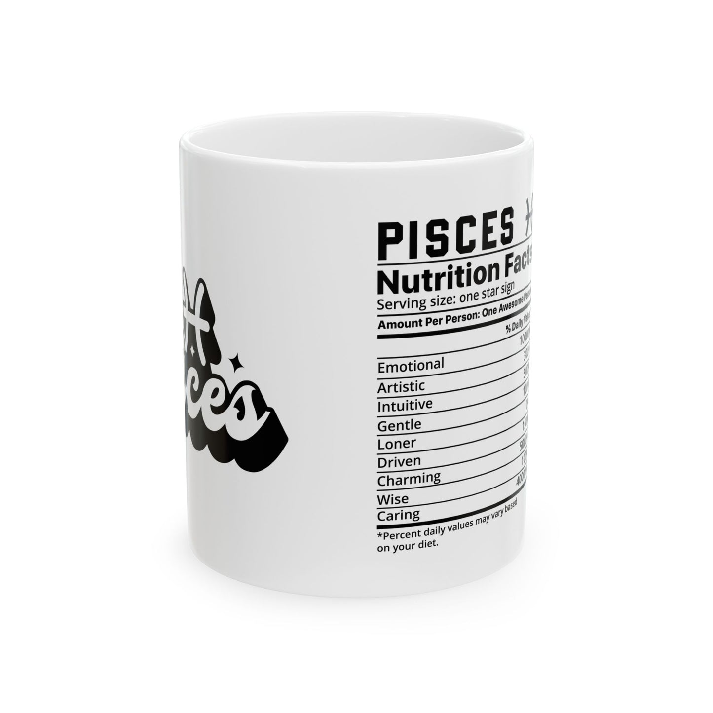 Pisces Ceramic Mug, (11oz, 15oz)