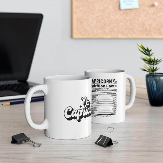 Capicorn Ceramic Mug, (11oz, 15oz)