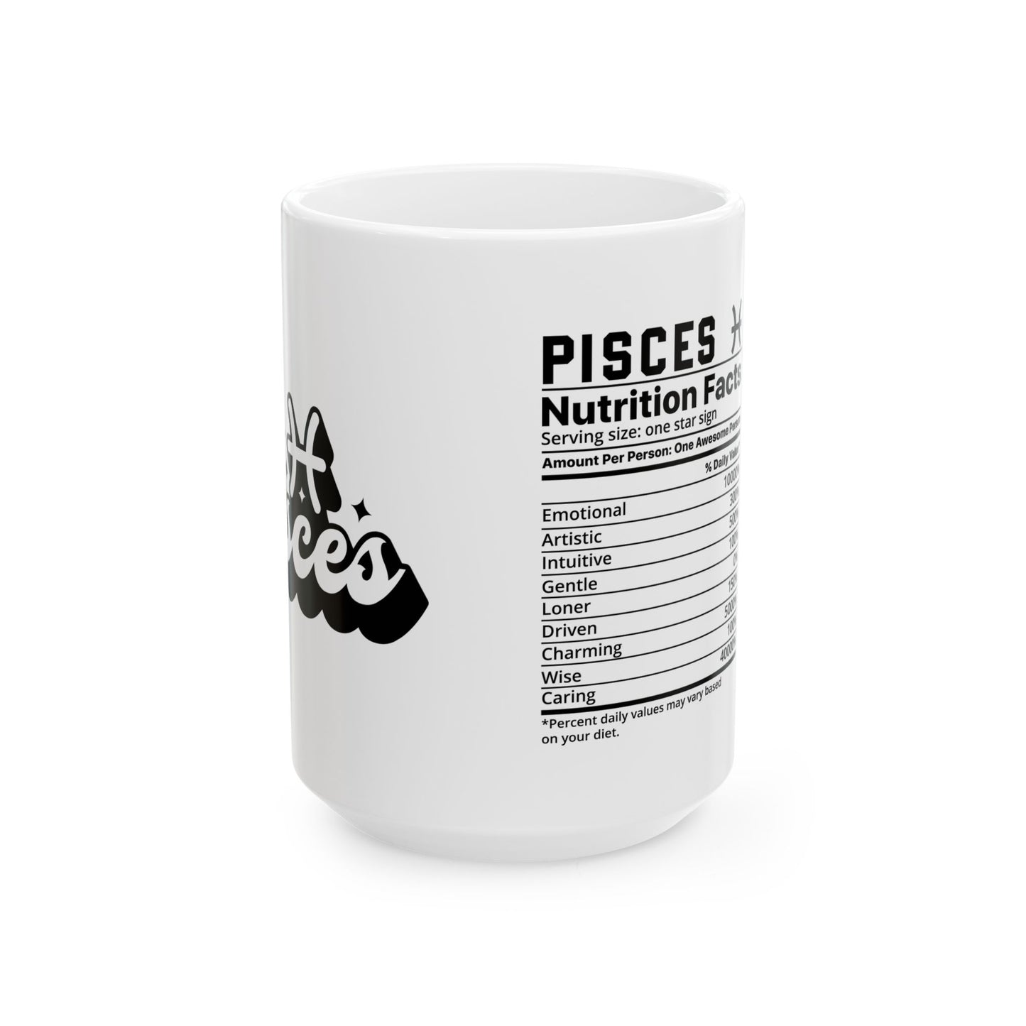 Pisces Ceramic Mug, (11oz, 15oz)